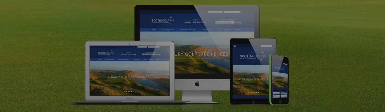 Scotia Golfing - Web Design Perth